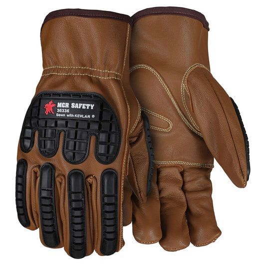 Oil Block Technology Leather Gloves - MCR Safety - Durable Design