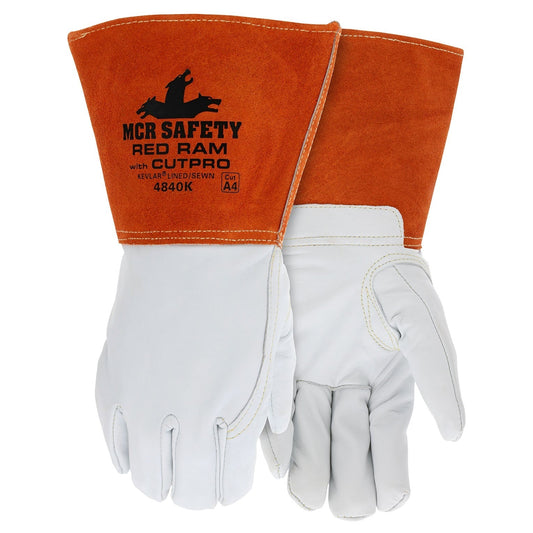 Kevlar Lined Leather Gloves - MCR Safety - Durable Comfort