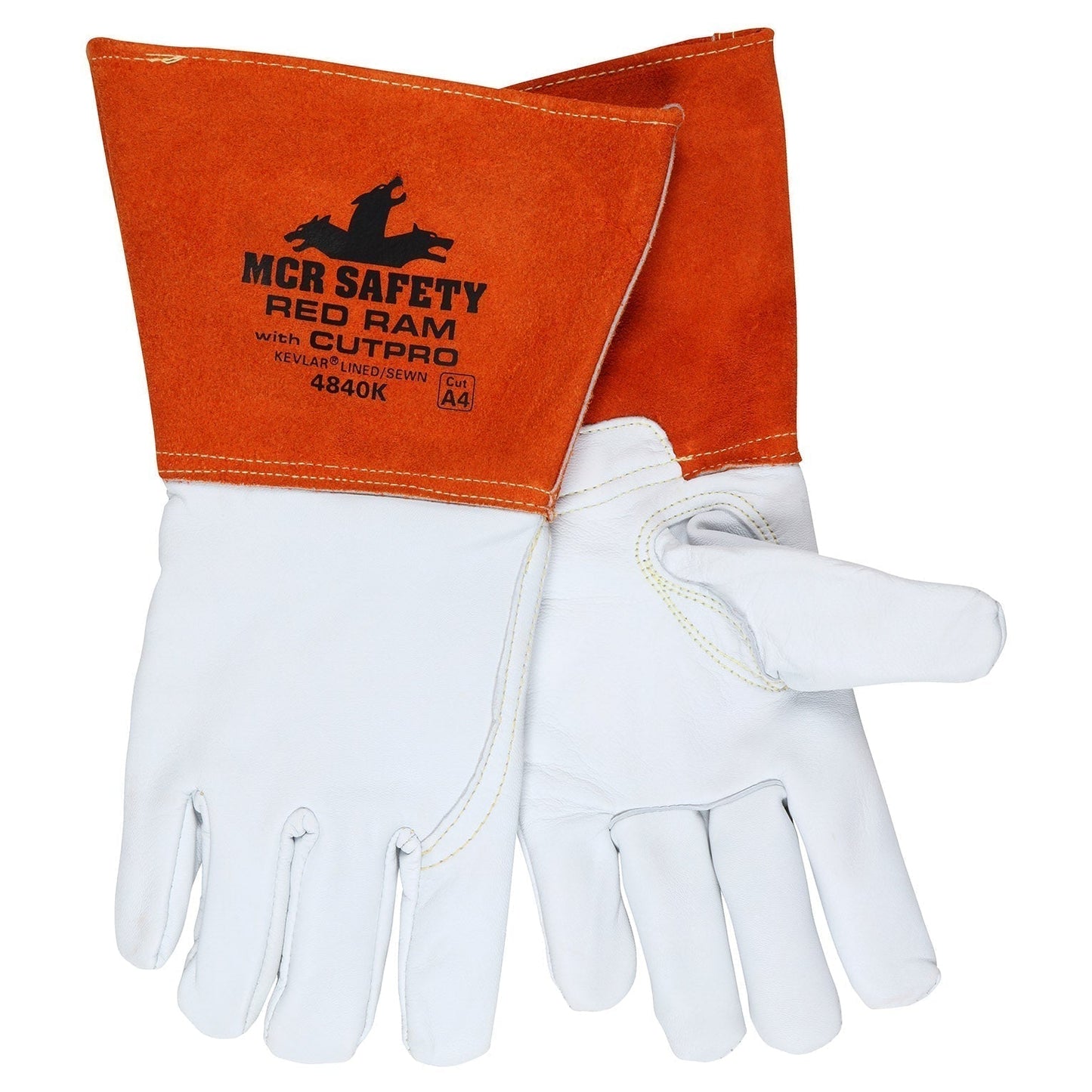 Kevlar Lined Leather Gloves - MCR Safety - Durable Comfort