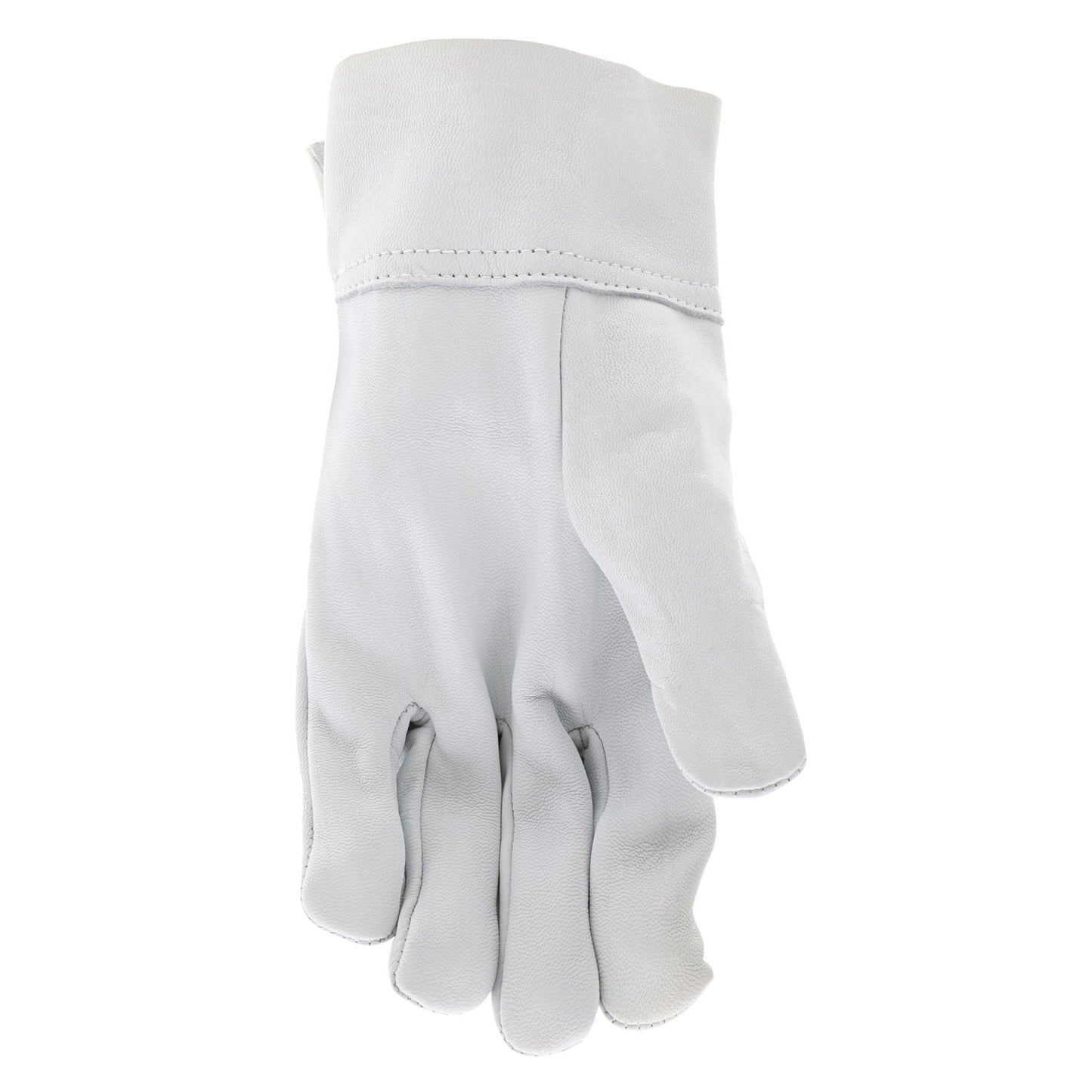White Leather Gloves - MCR Safety - Goatskin Durability