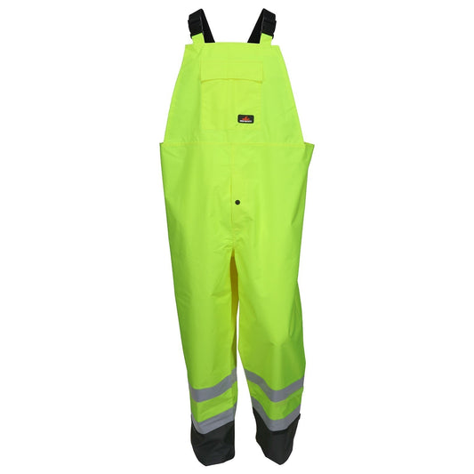 Yellow/Lime Rain Pants | MCR Safety | 508Sbp Luminator Polyester/Polyurethane Hi-Vis