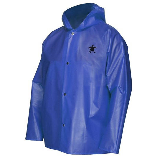 Blue Rain Jacket - MCR Safety - Lightweight Durable