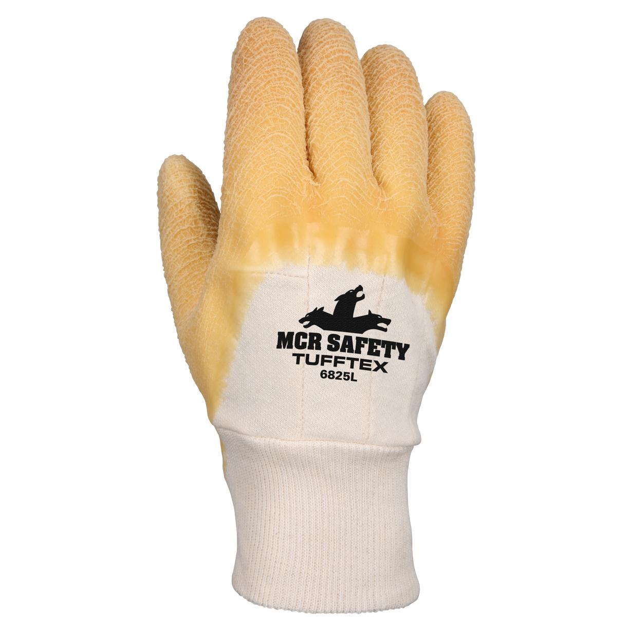Yellow Cotton Gloves - MCR Safety - Durable Grip