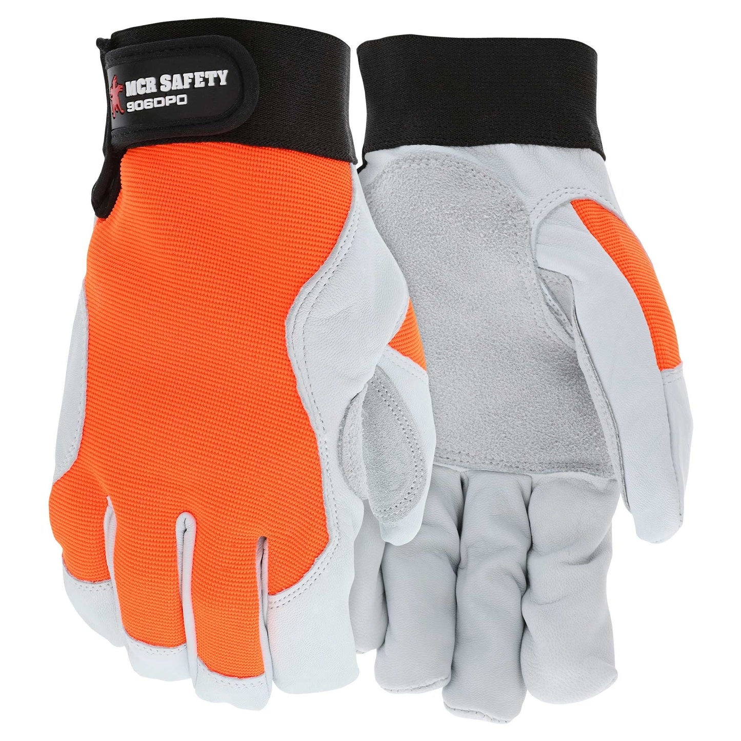 Cowhide Double Palm Performance Gloves - MCR Safety - Durable Grain