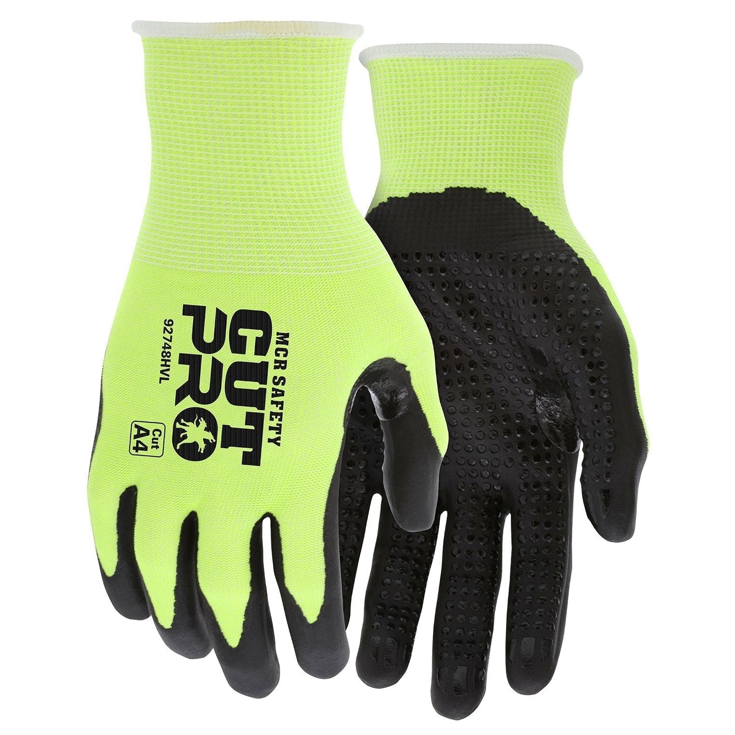 Nitrile Micro Dotted Palm Gloves - MCR Safety - Cut Resistant