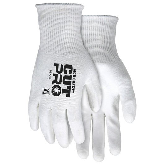 PU Palm & Fingers Knit Gloves - MCR Safety - Durable Design