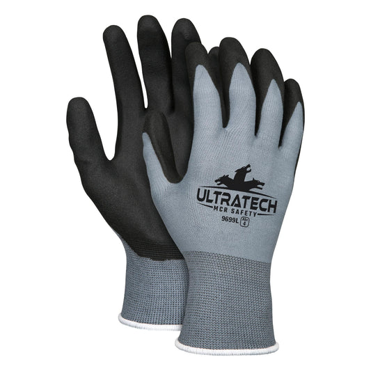 15 Gauge Nylon Shell String Knit Gloves - MCR Safety - Coated