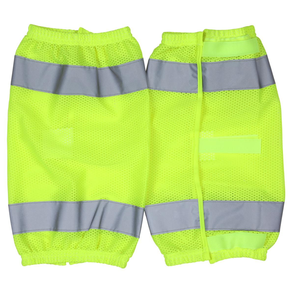 Lime Leg Gaiters - MCR Safety - Breathable Mesh