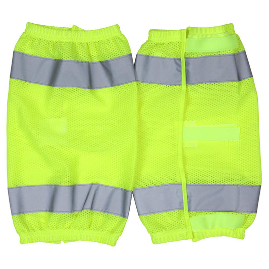 Lime Leg Gaiters - MCR Safety - Breathable Mesh