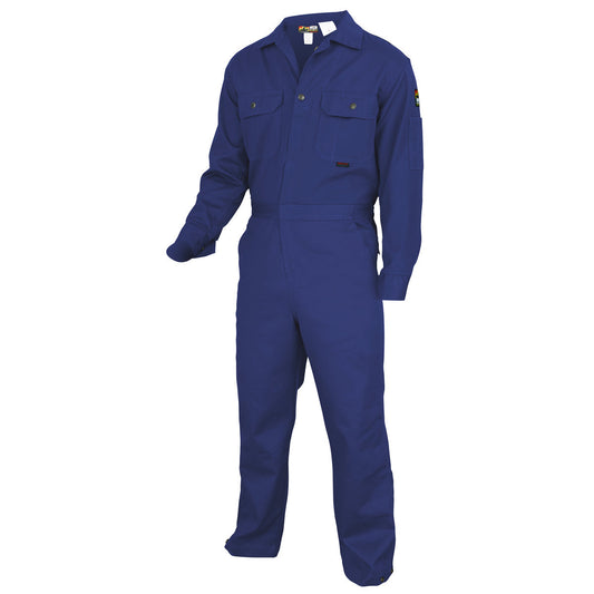 Royal Blue Coveralls - MCR Safety - Flame Resistant