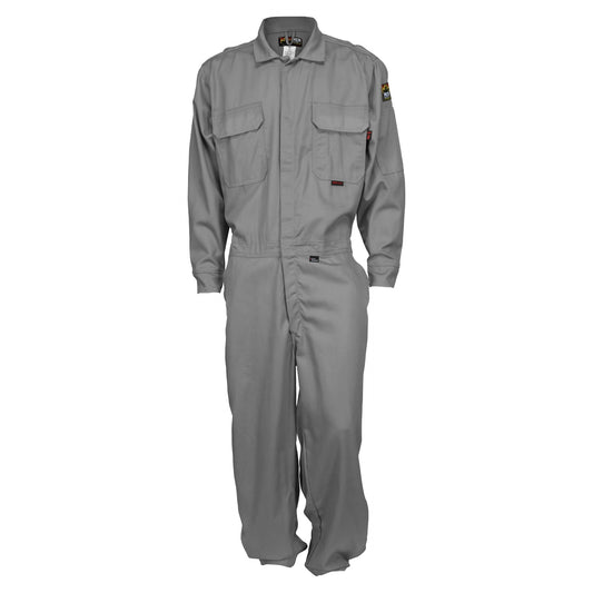 Gray Coveralls - MCR Safety - Flame Resistant Design