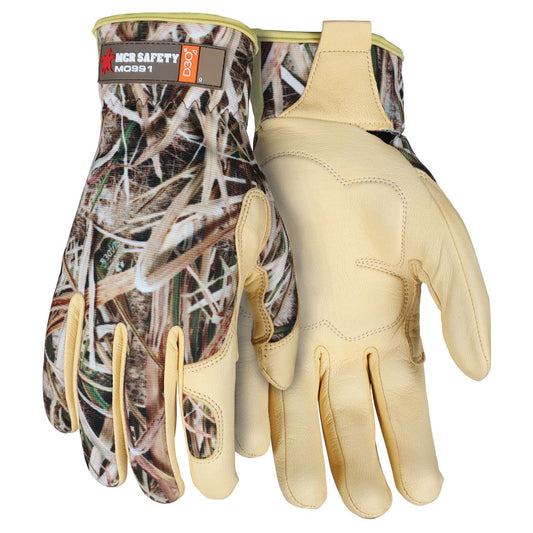 Camo Performance Gloves - MCR Safety - Goatskin Palm