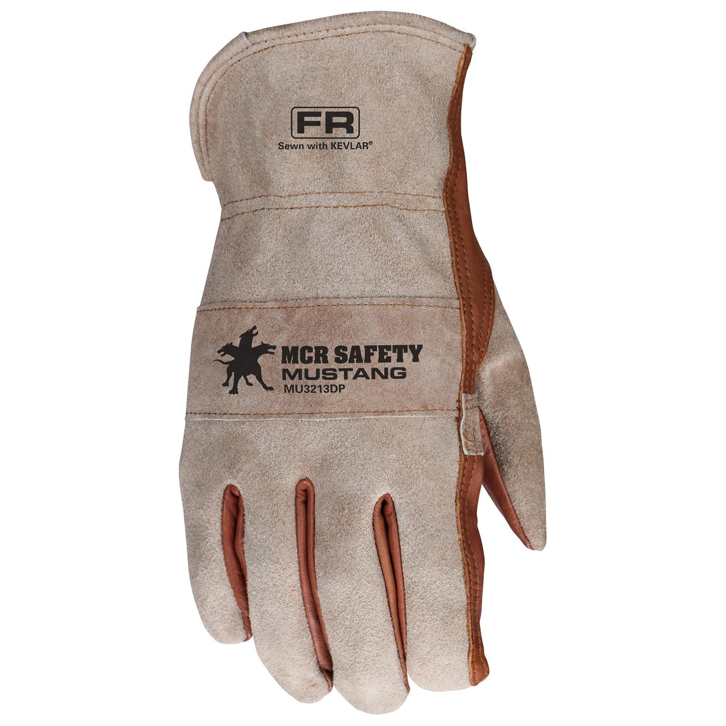 Brown Leather Gloves - MCR Safety - Premium Utility Gear