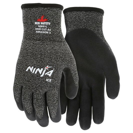 15 Gauge HyperMax Shell Gloves - MCR Safety - Insulated Grip