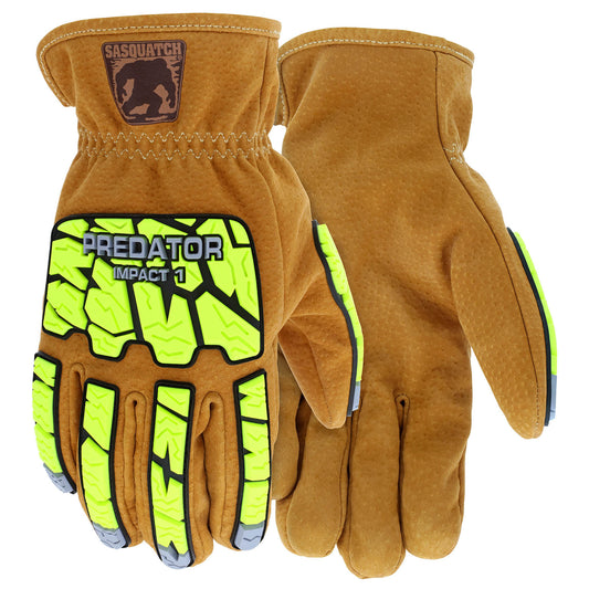 TPR Back Leather Gloves - MCR Safety - Durable Mechanics