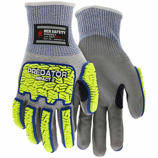 TPR Back Performance Gloves - MCR Safety - Impact Resistant