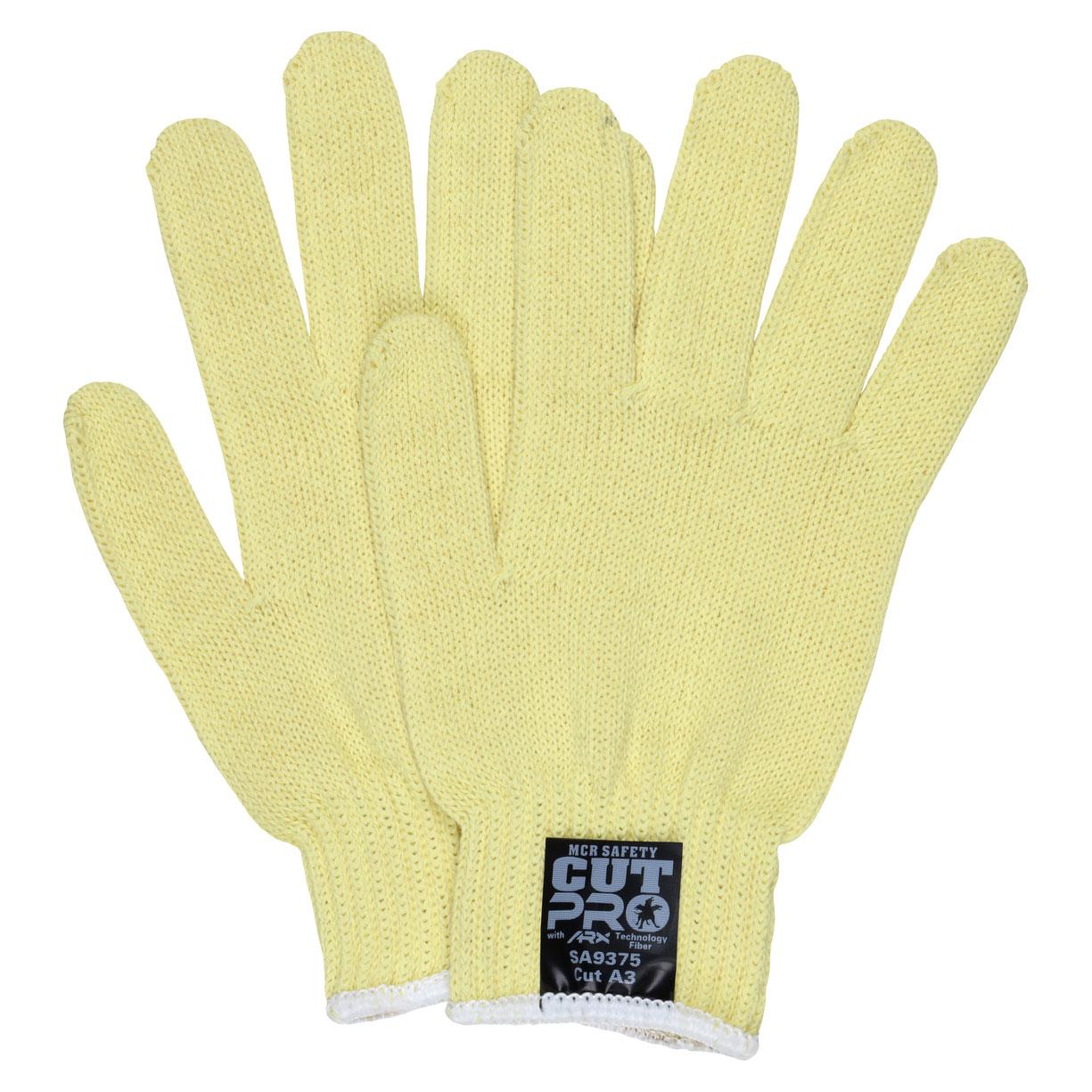 7 Gauge ARX Aramid Knit Gloves - MCR Safety - Cut Resistant