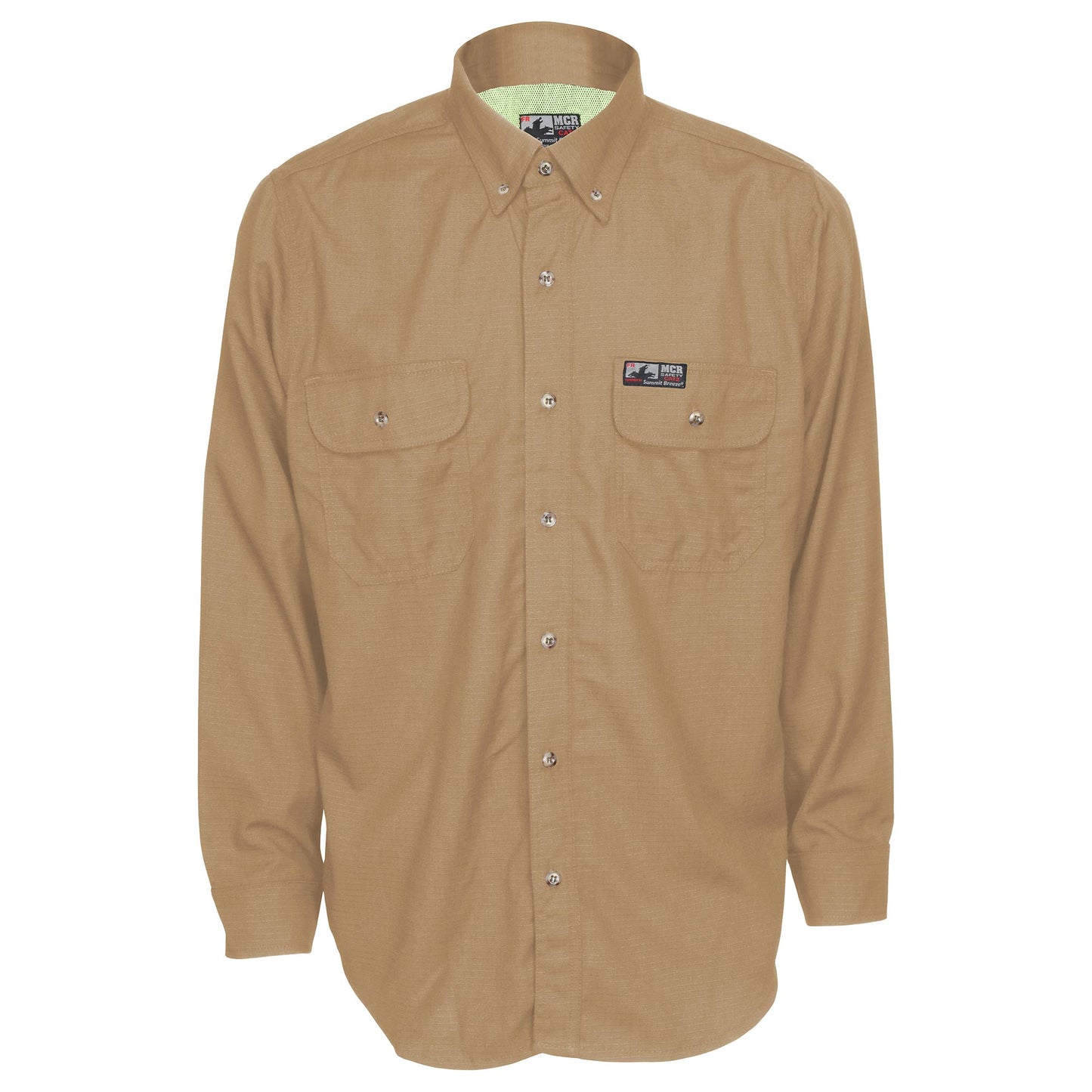 Gray Button Up Shirts - MCR Safety - Vented Design