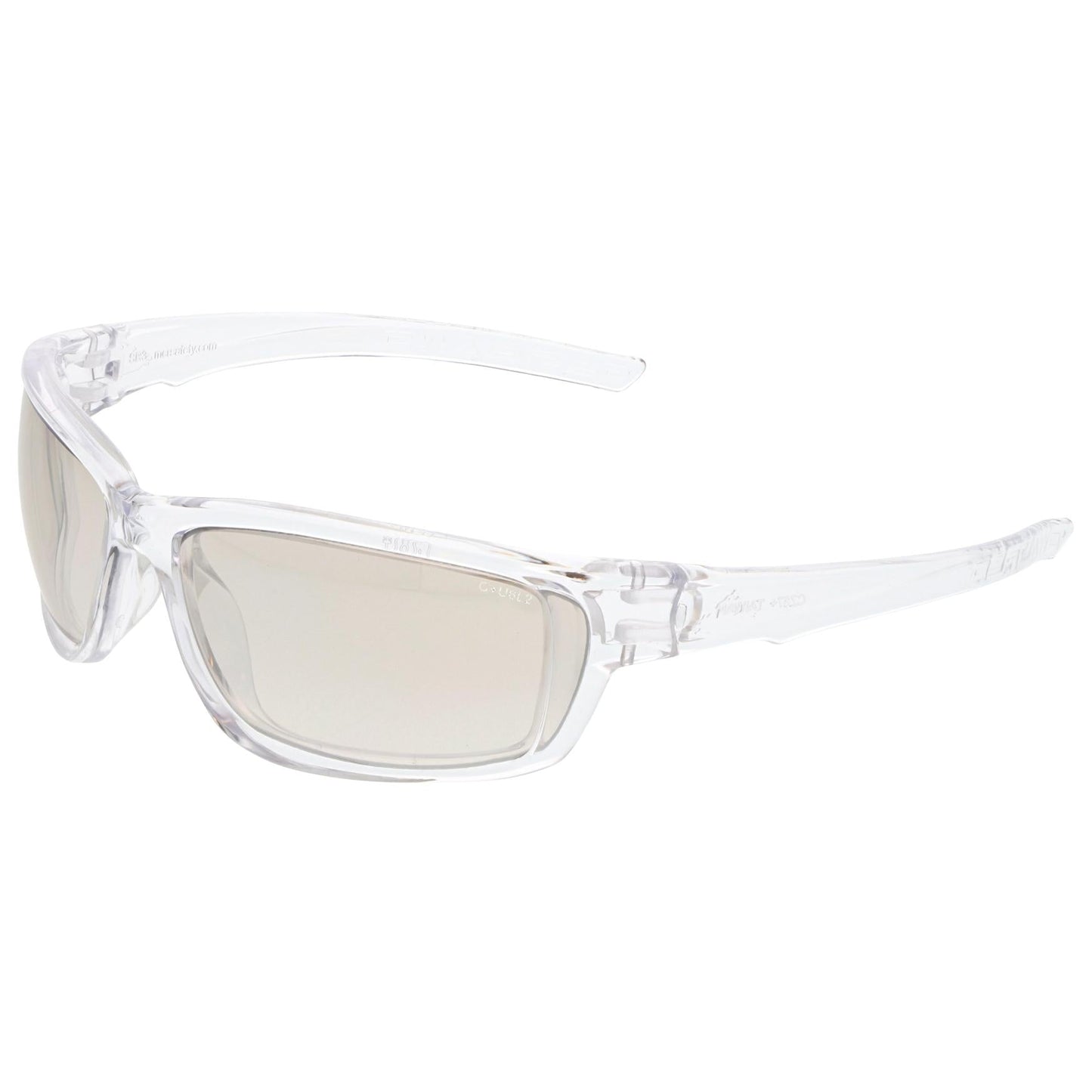 Clear Lens Glasses - MCR Safety - Safety Blue Frame