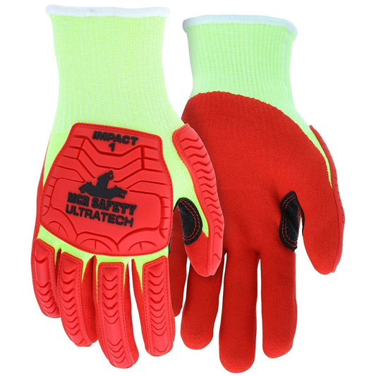 TPR Back Performance Gloves - MCR Safety - Impact Resistant