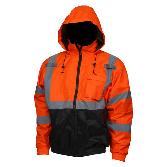 Orange Safety Jackets - MCR Safety - Bright Bomber