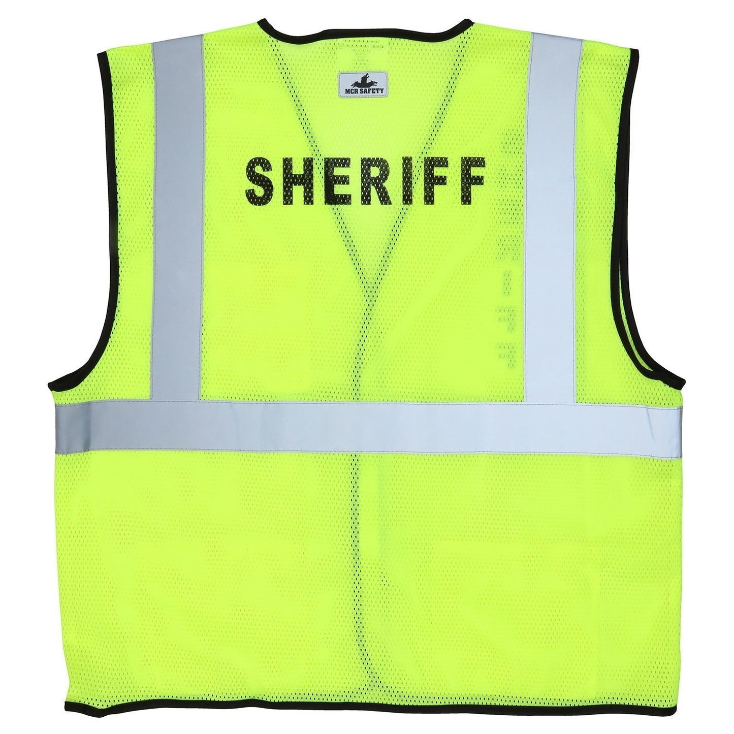 Yellow/Lime Safety Vests - MCR Safety - Fluorescent Mesh