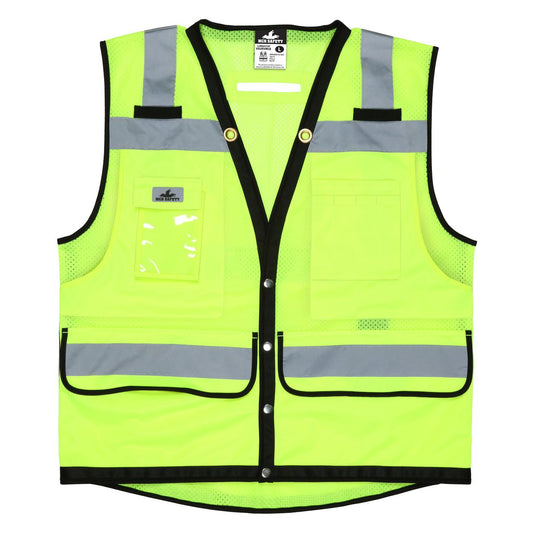Yellow/Lime Safety Vest - MCR Safety - Hi-Vis Design