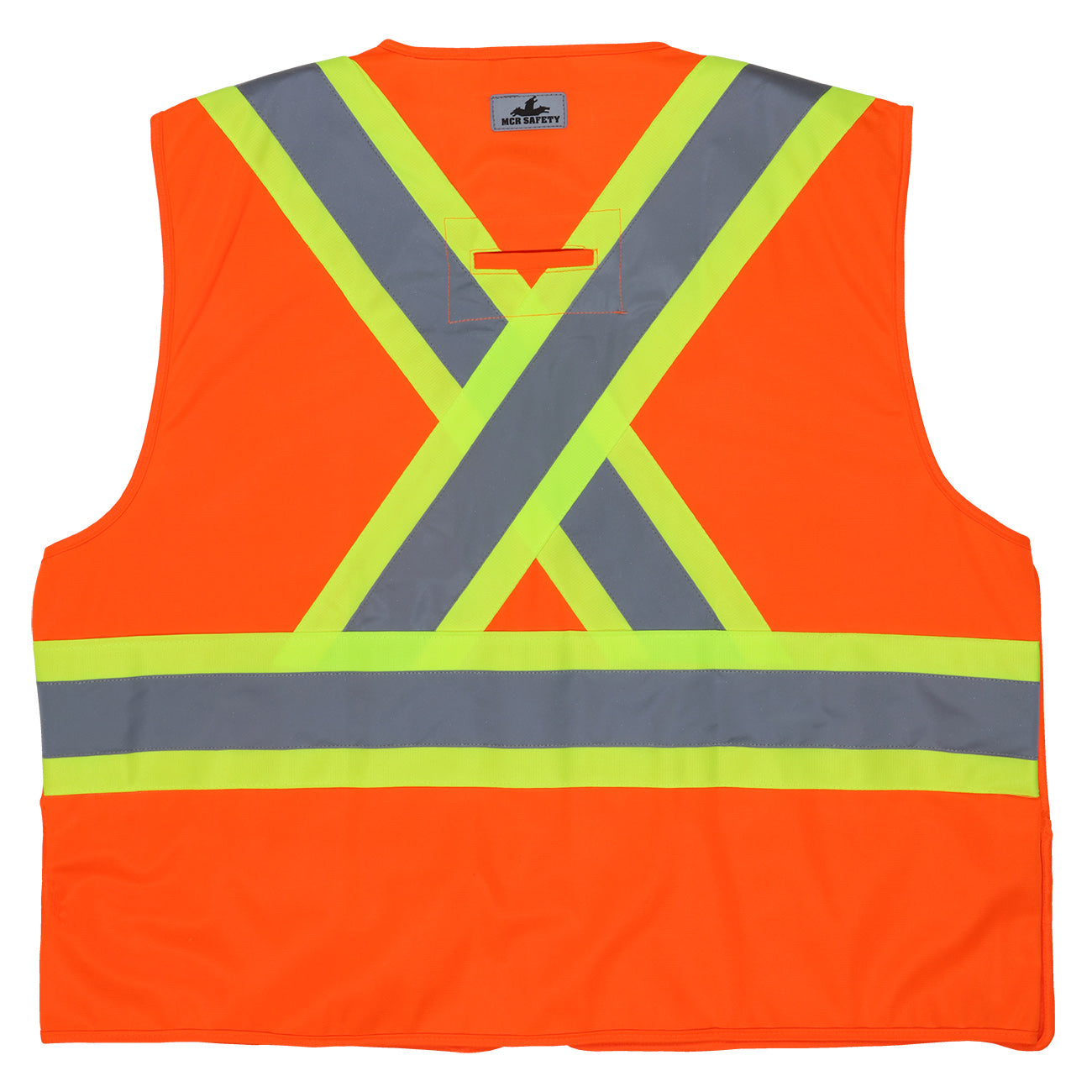 Orange Safety Vests | MCR Safety | Wccs2Bo Type R Class 2 Luminator Breakaway X-Back