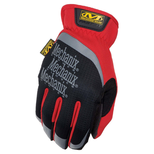 Red Performance Gloves - Mechanix - FastFit Design