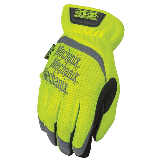 Hi-Viz Yellow Gloves - Mechanix - FastFit Design