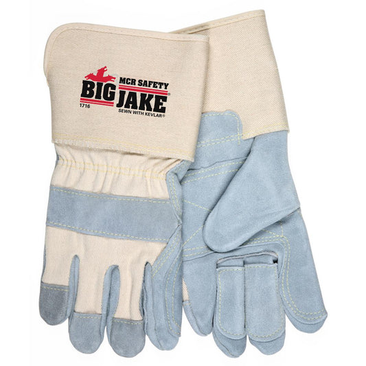 4.5" Safety Cuff Leather Gloves - MCR Safety - Durable Design