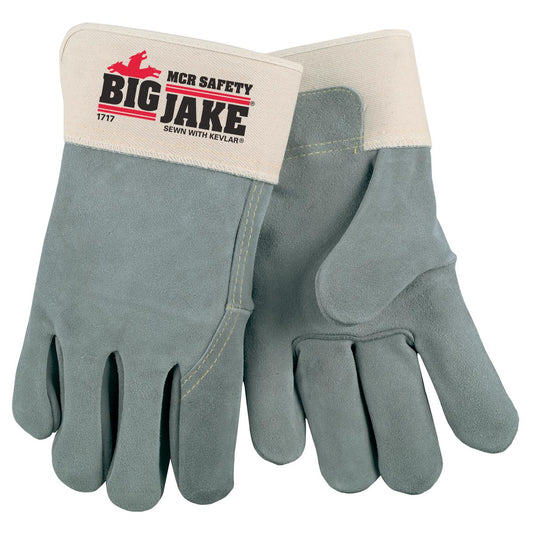 2.75" Safety Cuffs Leather Gloves - MCR Safety - Durable Design