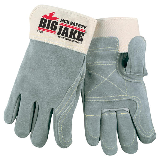 2.75" Safety Cuffs Leather Gloves - MCR Safety - Durable Design