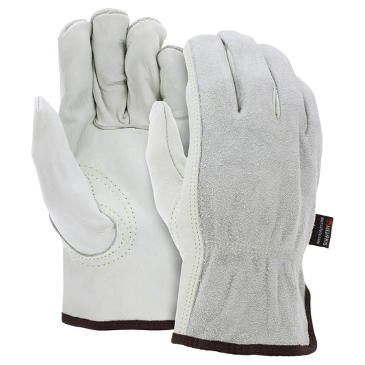 Split Leather Back Gloves - MCR Safety - Durable Design