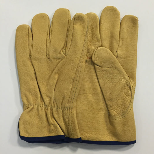 Tan Leather Gloves - MCR Safety - Durable Pigskin