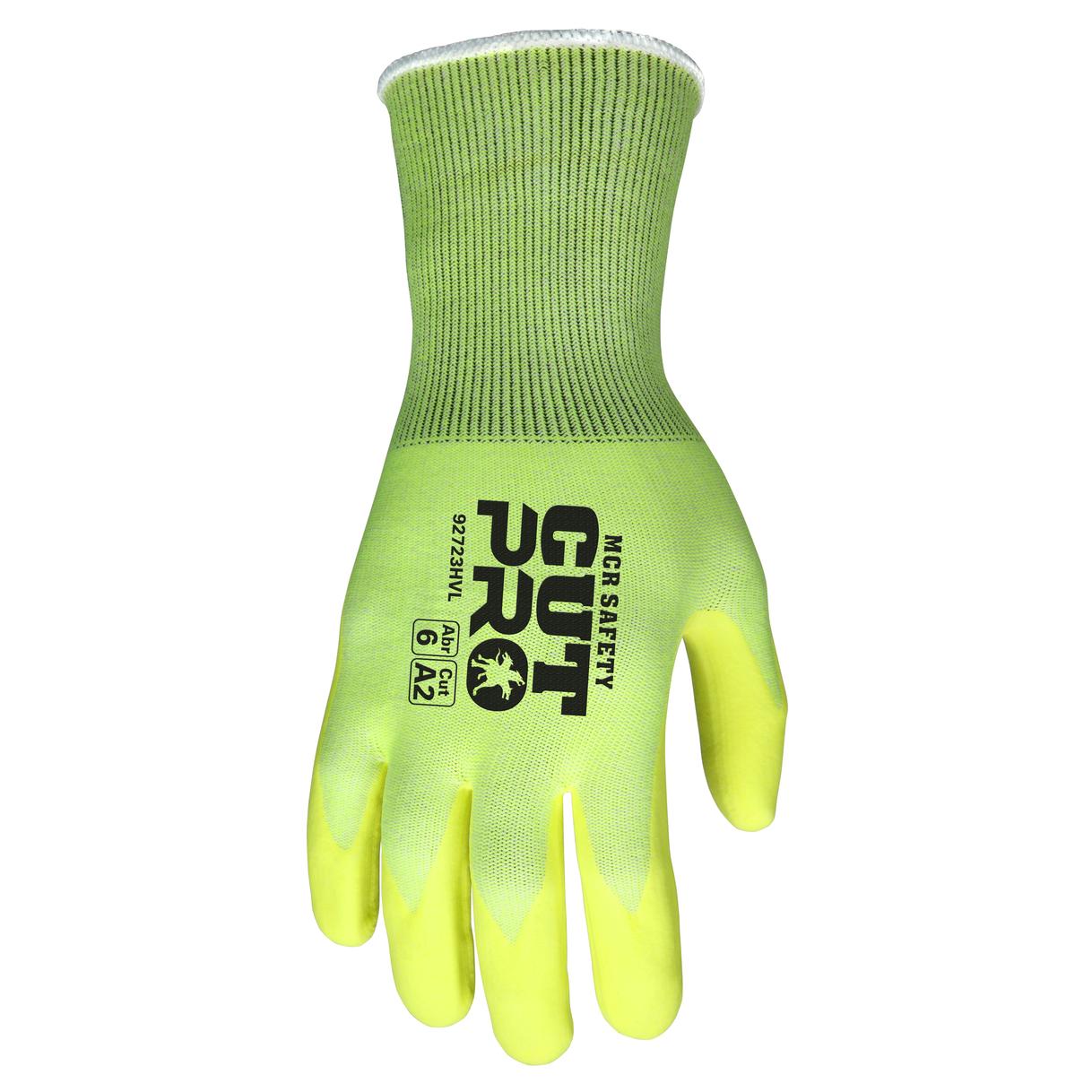 Nitrile Foam Gloves - MCR Safety - High-Visibility