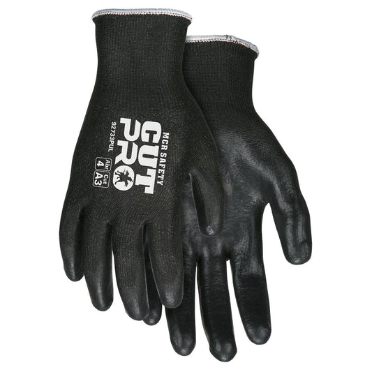 PU Palm/Fingers String Knit Gloves - MCR Safety - Cut Pro