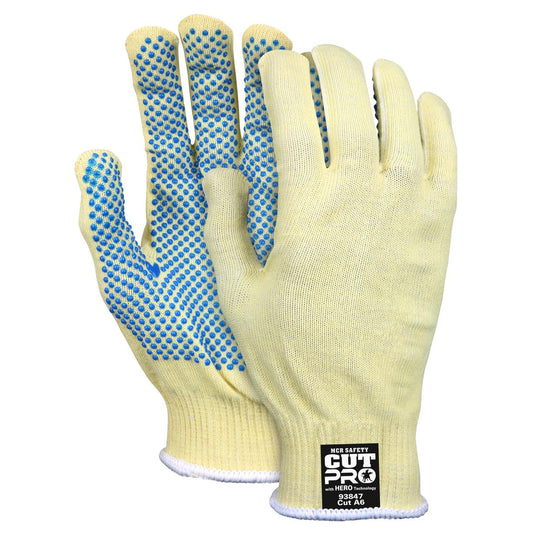 PVC Dots String Knit Gloves - MCR Safety - Durable Grip
