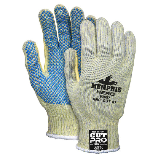 PVC Dotted Palms Gloves - MCR Safety - Cut Resistant