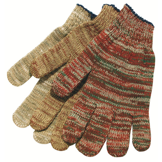 Multicolor String Knit Gloves - MCR Safety - Heavyweight