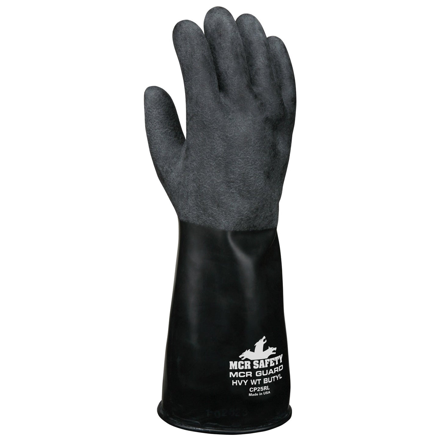 14" Gauntlet Rubber Gloves - MCR Safety - Butyl Protection