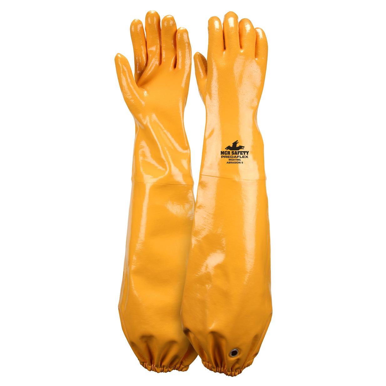Sandy Finish Rubber Gloves - MCR Safety - Durable Grip