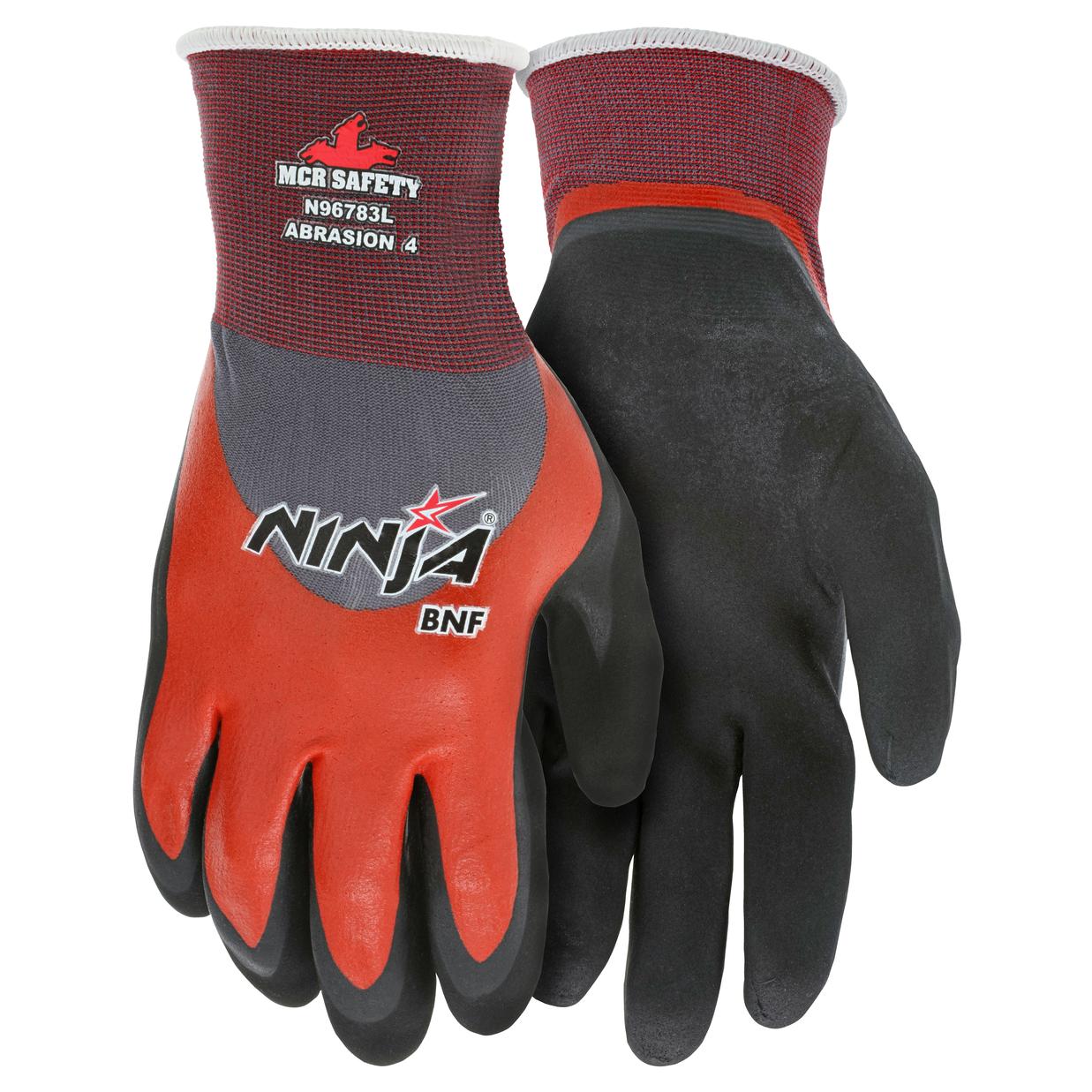 Double Nitrile Coated Gloves - MCR Safety - Durable Grip