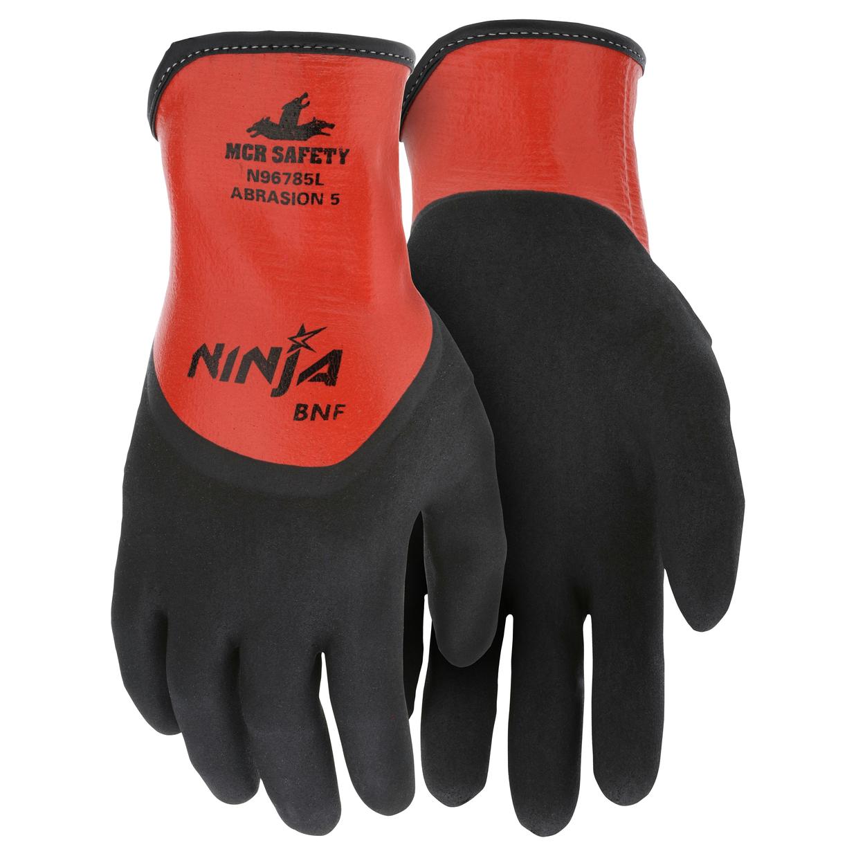 Dual Layer Nitrile Coating Gloves - MCR Safety - Breathable