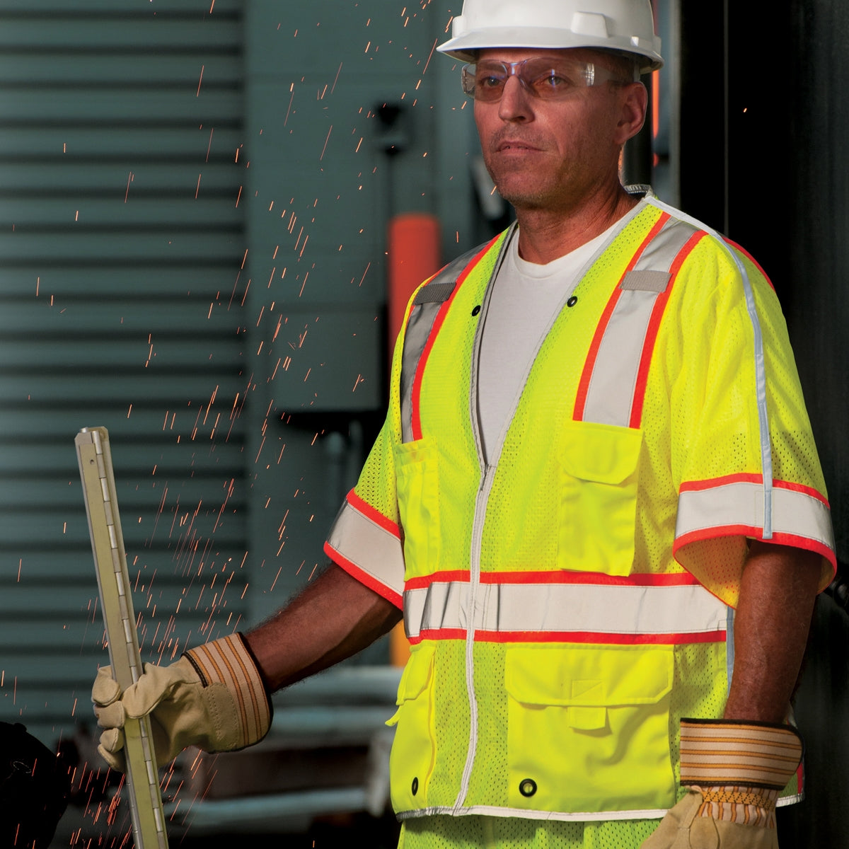 Yellow/Lime Safety Vests - Kishigo - Reflective Design