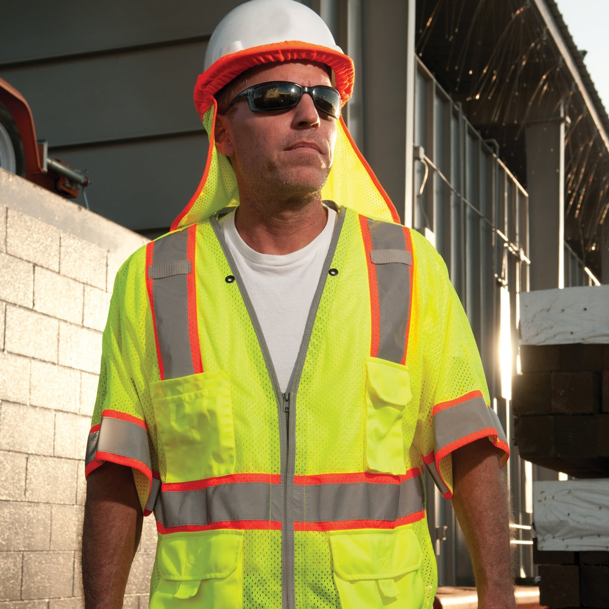 Yellow/Lime Safety Vests - Kishigo - Reflective Design