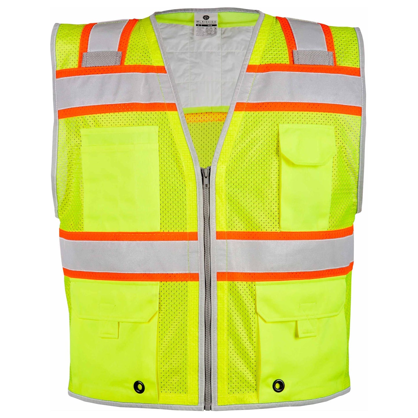 Yellow/Lime Safety Vests - Kishigo - Ultra-Cool Mesh
