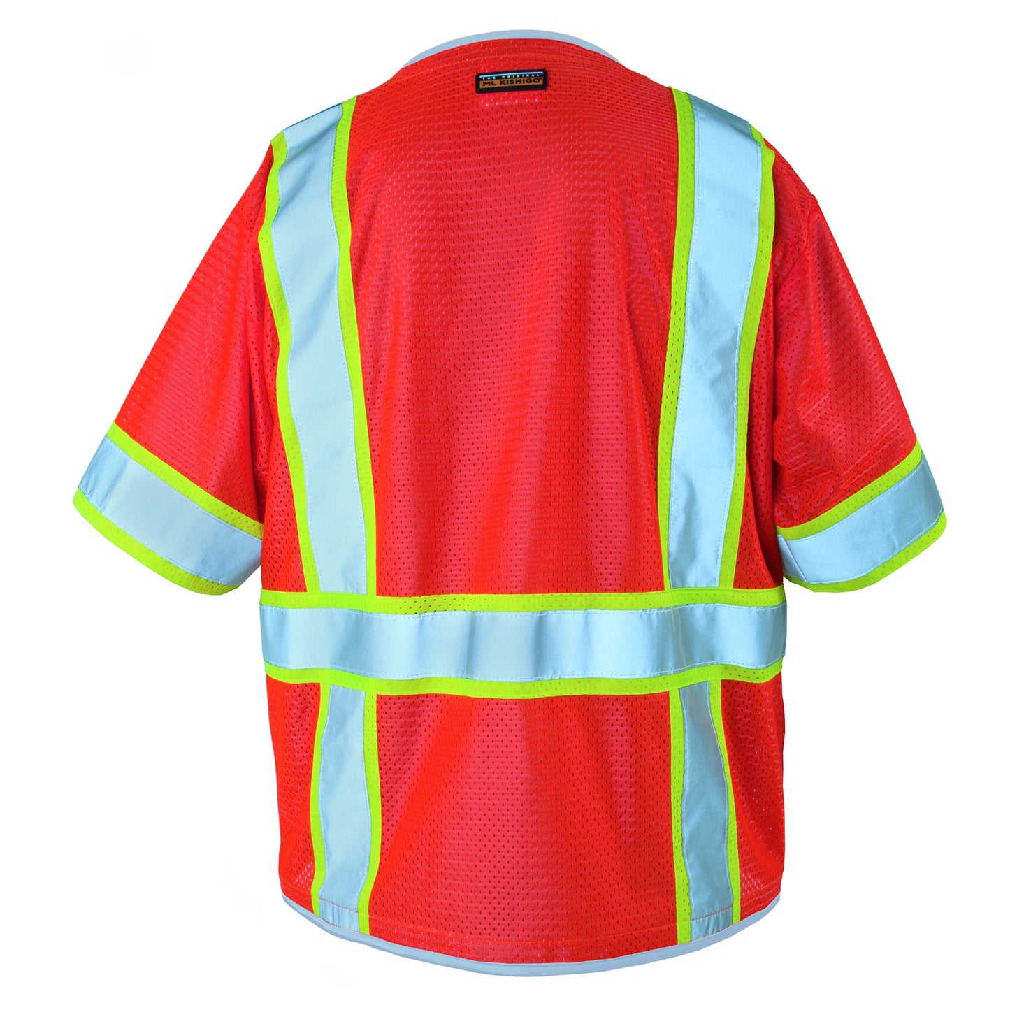 Fluorescent Red Vests - Kishigo - Heavy Duty Quality