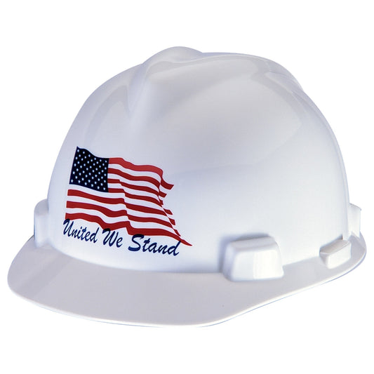 United We Stand Hard Hats - MSA - Durable Design