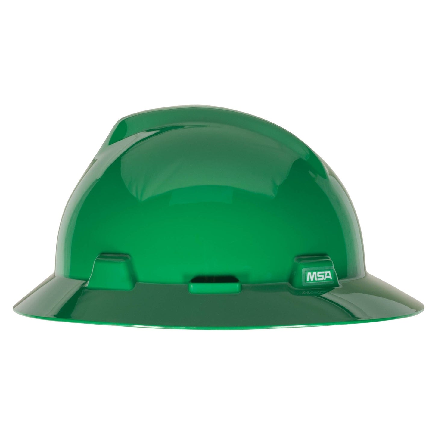 Red Hard Hats - MSA - V-Gard Full Brim Design